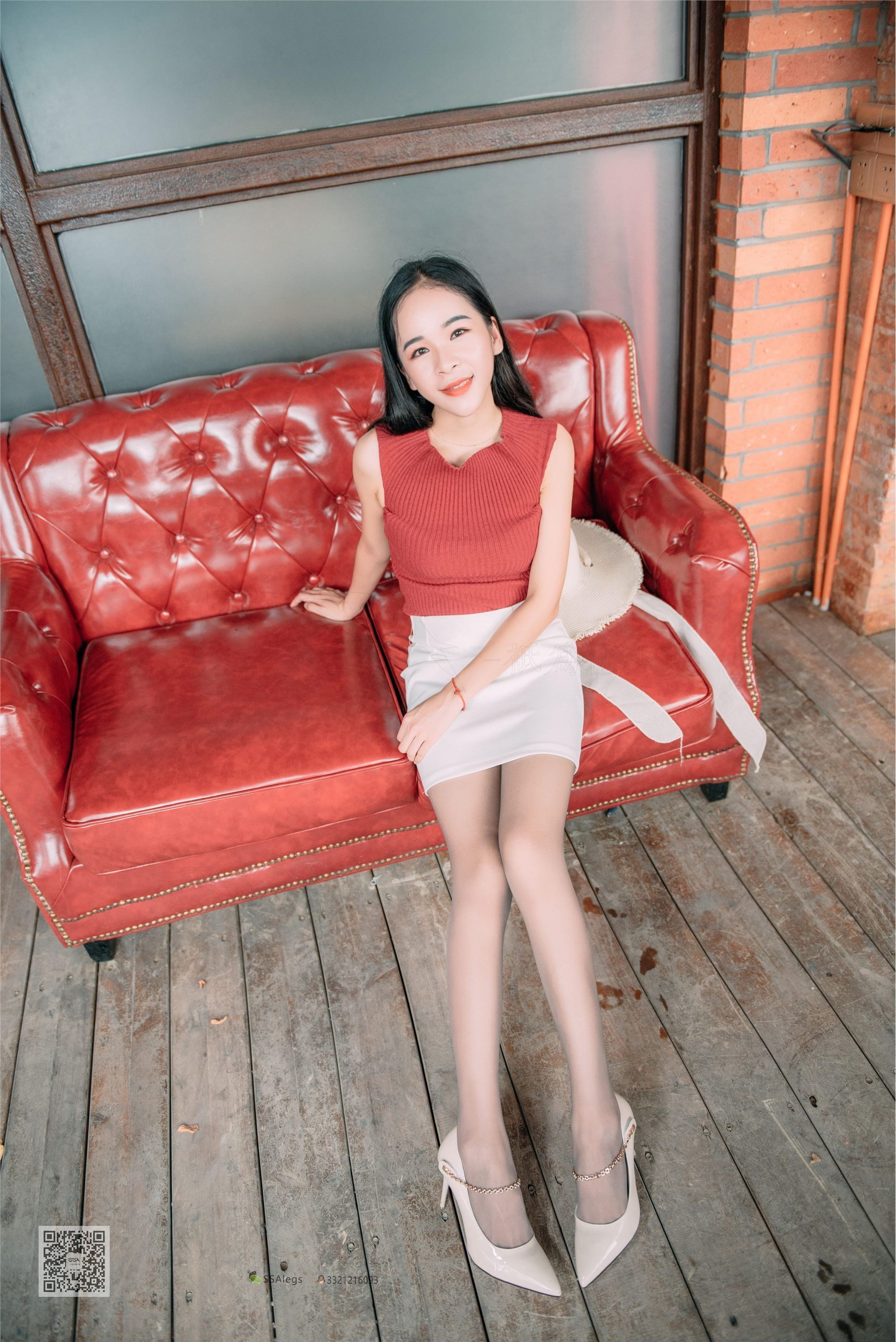 SSA丝社 NO.007 nono 街拍灰丝特辑